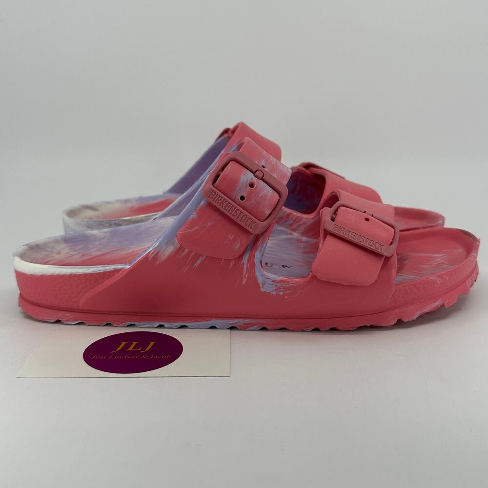 Birkenstock Women's Arizona Essentials EVA Marbled Sandals Size 38 EU/ 7 US
